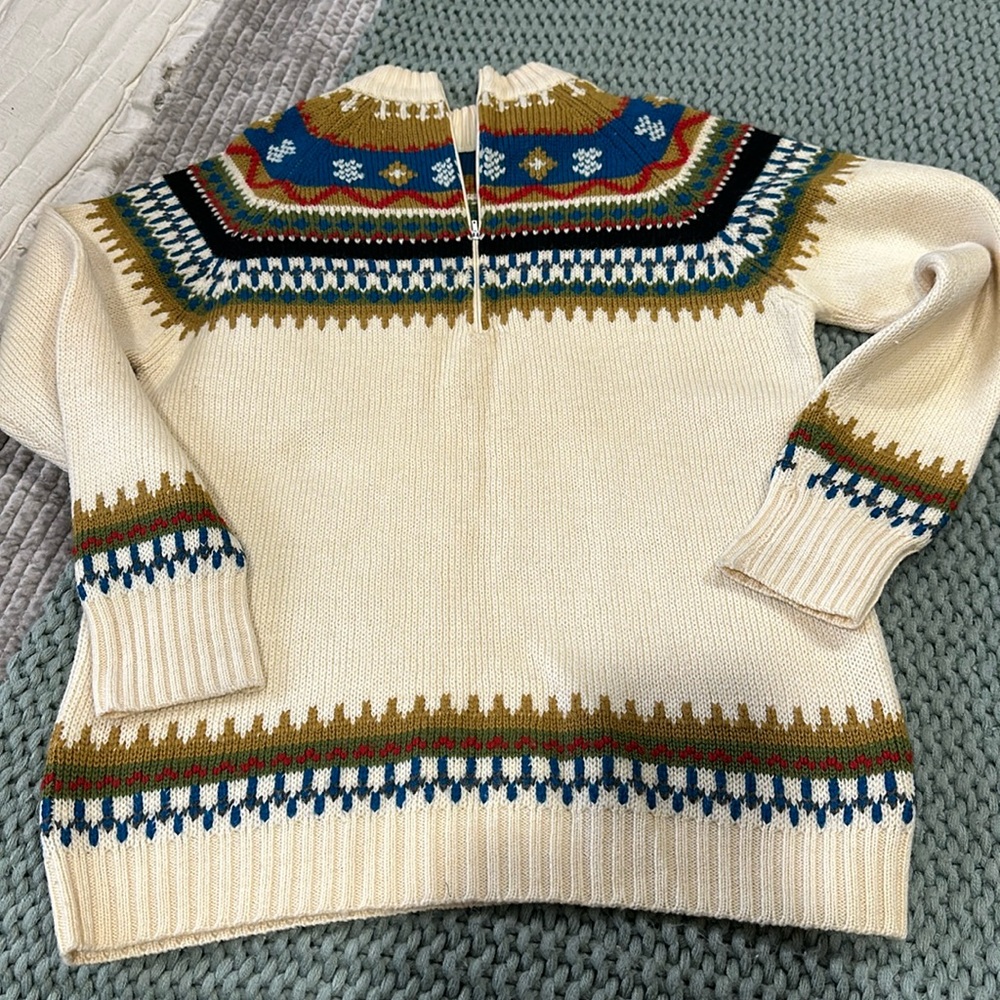 1970’s Vintage sweater 1/2 zip